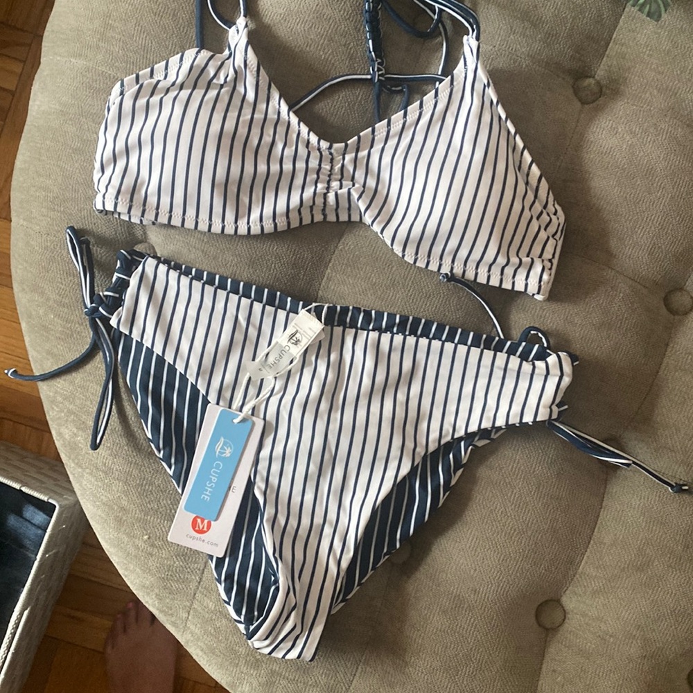 NWT Two-Piece Reversible Swimsuit